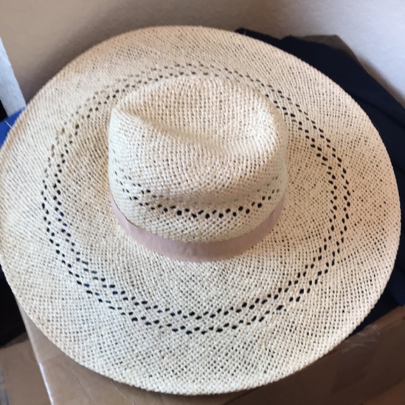 Woven Paper Sun Hat OSFM - Picture 2 of 5